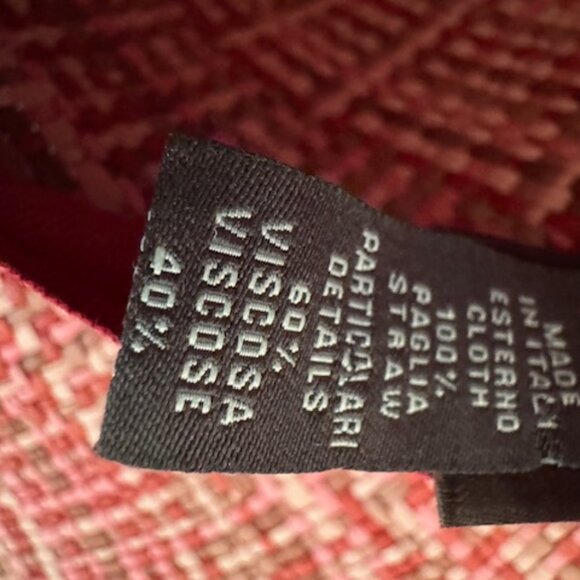 Loro Piana Wide Brim Mult Color Sun Hat - Picture 5 of 8